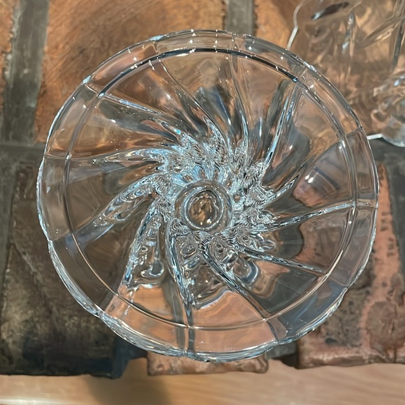 Set of 2 beautiful Crystal d’arques hurricane lamps - Picture 7 of 11